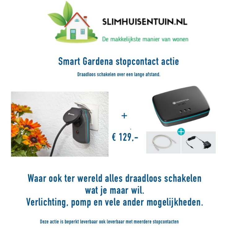 Actie Gardena Power stopcontact