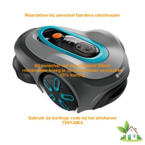 waardebon op robotmaaier accessoires